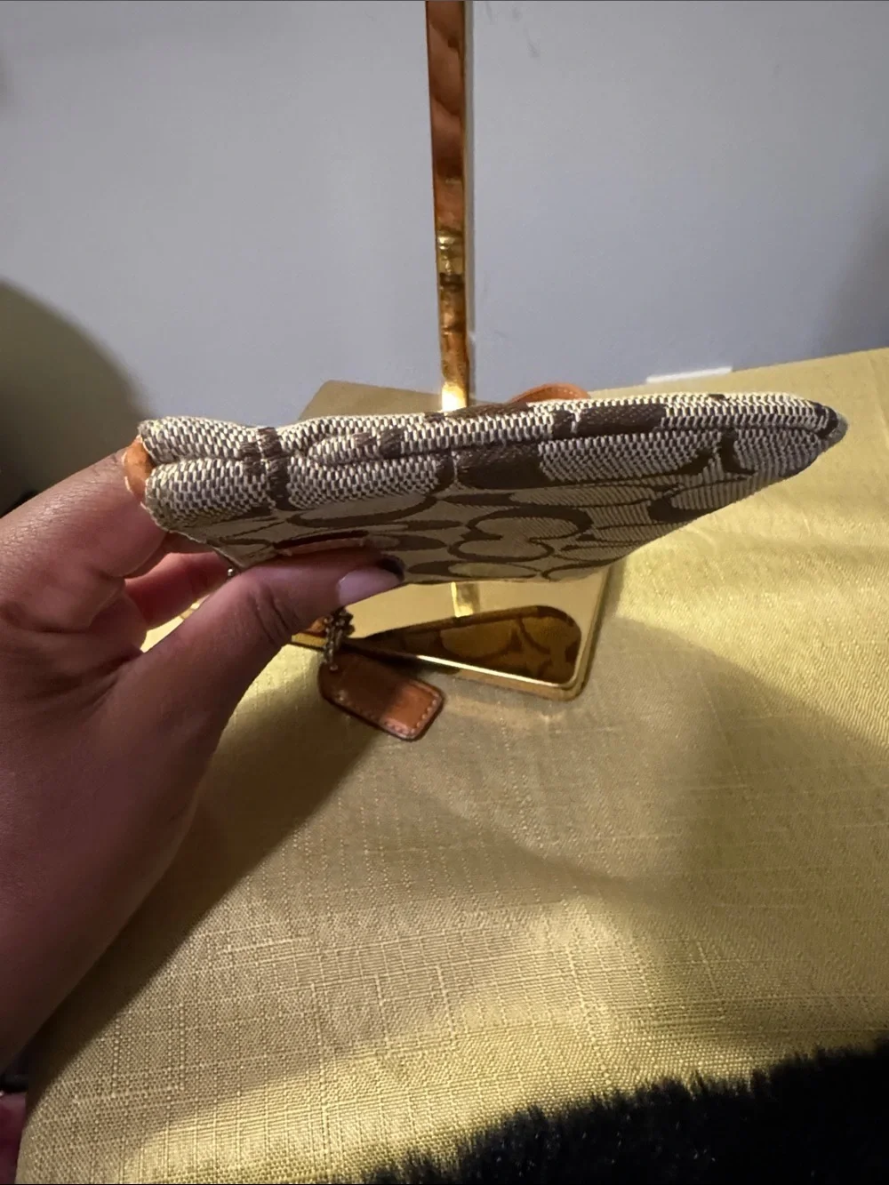 Coach wristlet signature